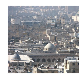 4 Omayyad_Mosque_seen_from_Citadel_Dec_2006_Aleppo